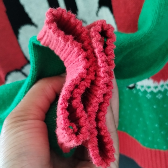 Disney's Mickey Mouse Boys Knit Christmas holiday Fun Sweater by Jumping Beans - Picture 9 of 9